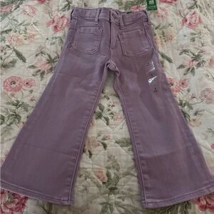 GAP orchid 70s style flare jeans